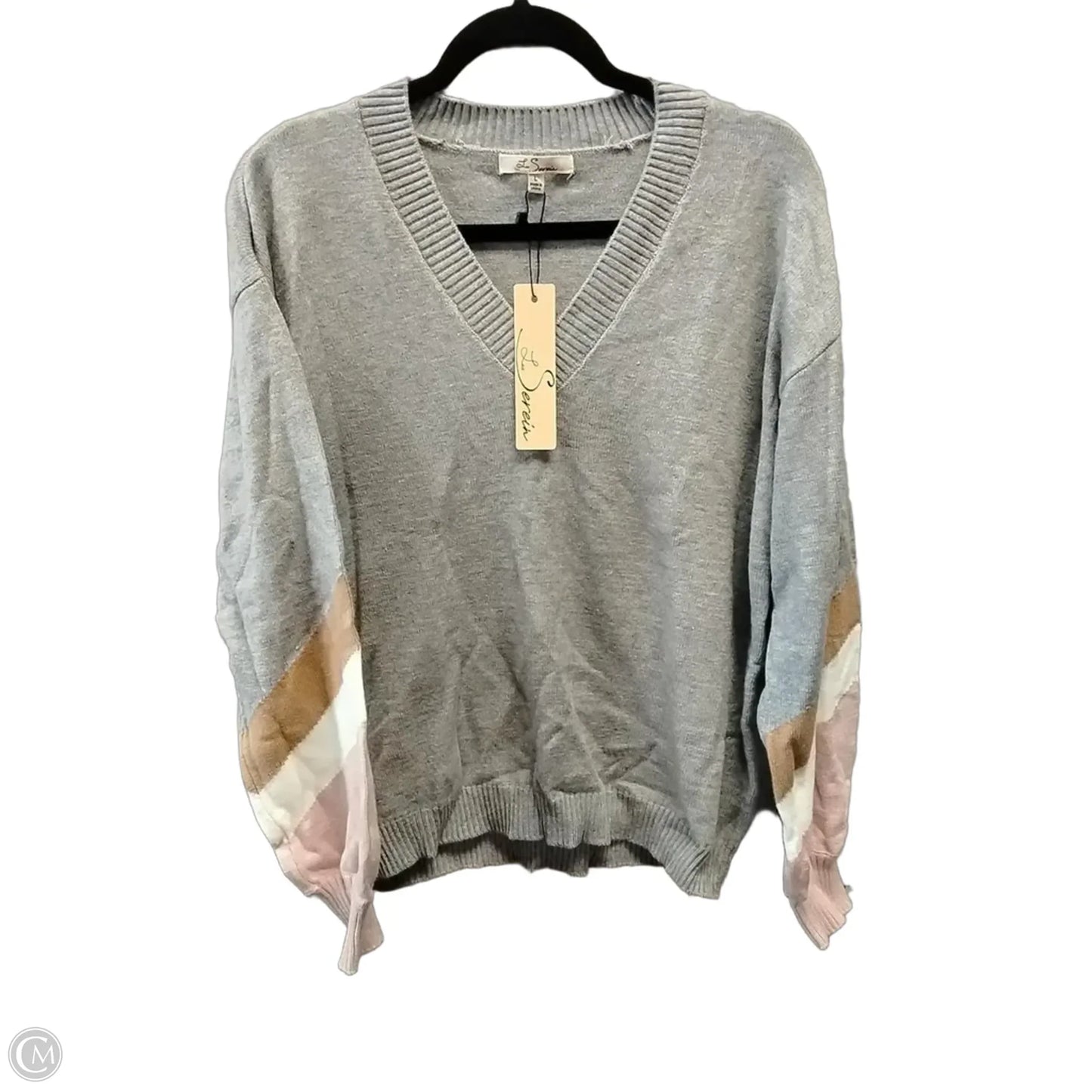 Sweater By Cme In Grey, Size: L