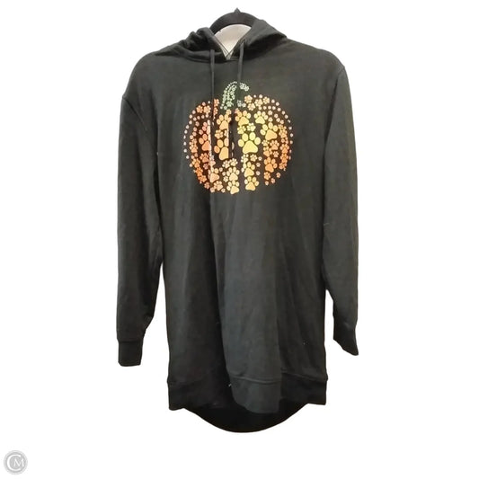 Sweatshirt Hoodie By Victorias Secret In Black, Size: M