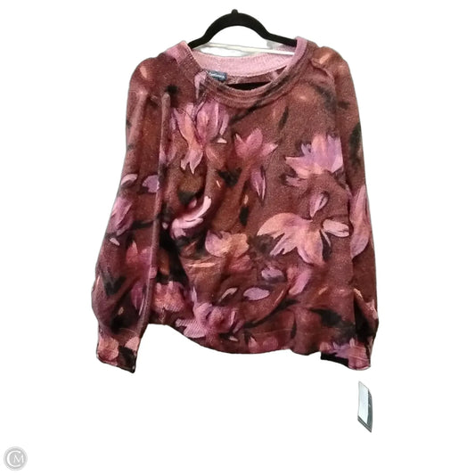 Sweater By Democracy In Purple, Size: 1x
