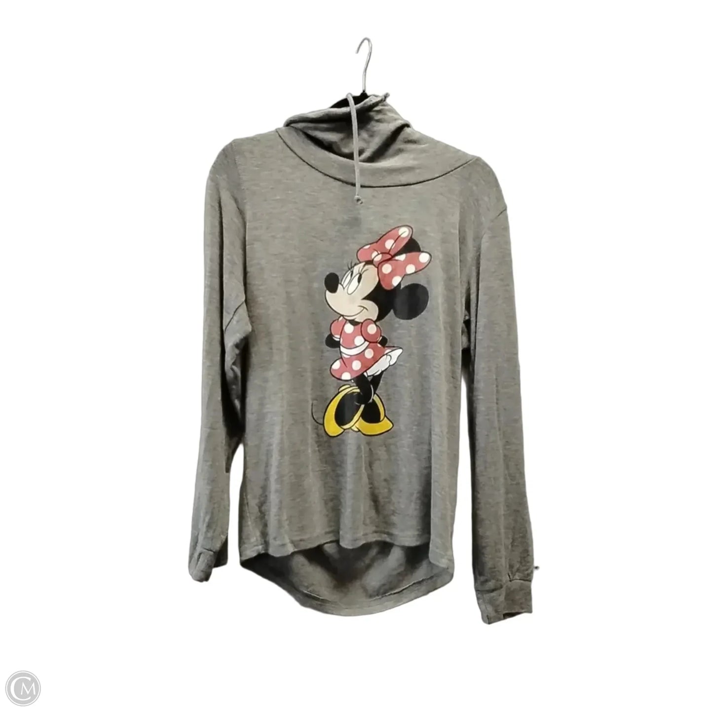 Sweatshirt Collar By Disney In Grey, Size: L
