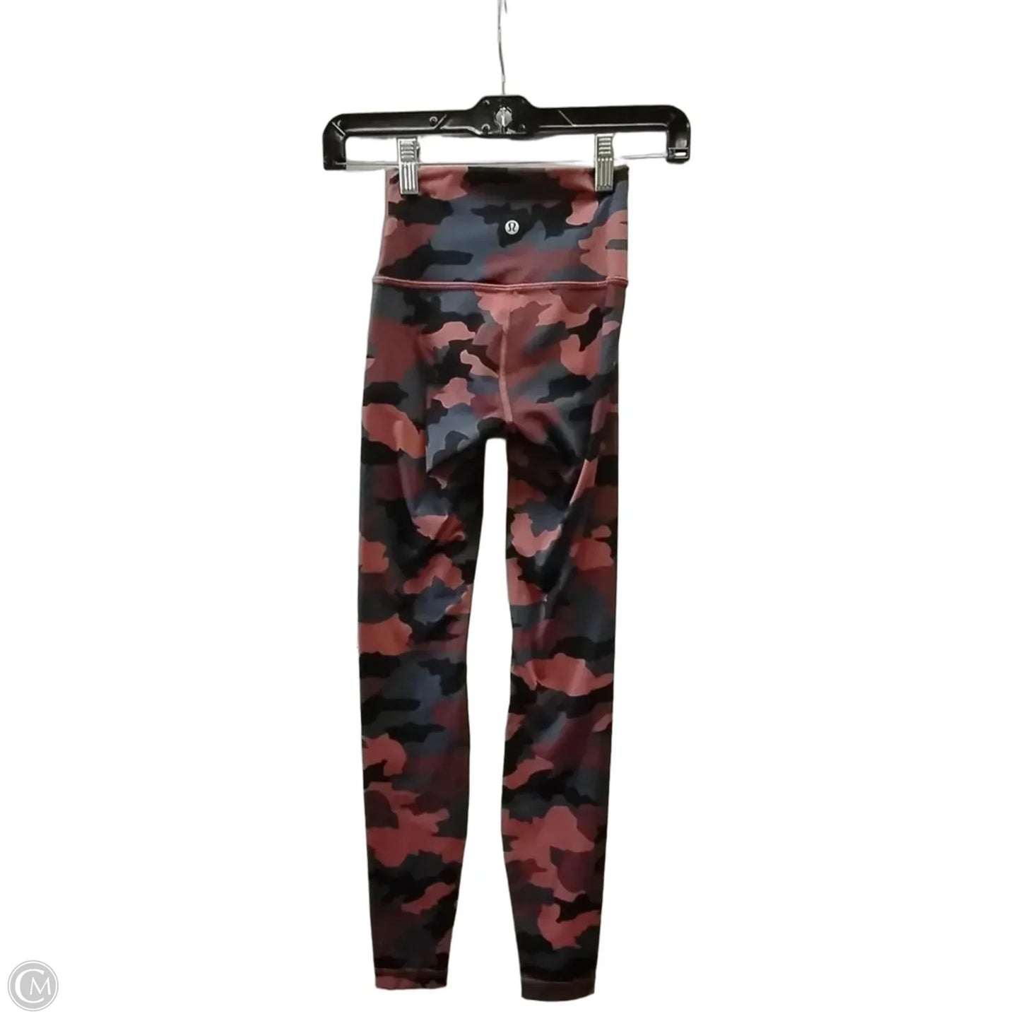 Athletic Leggings By Lululemon In Camouflage Print, Size: Xs
