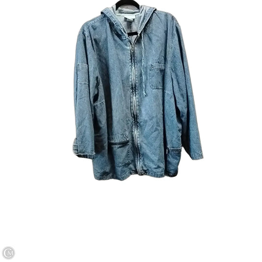 Jacket Denim By Liz And Me In Blue, Size: 3x