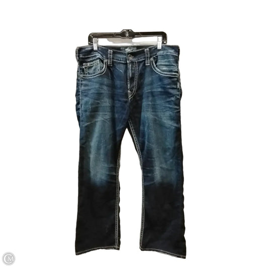 Jeans Flared By Silver In Blue, Size: 18