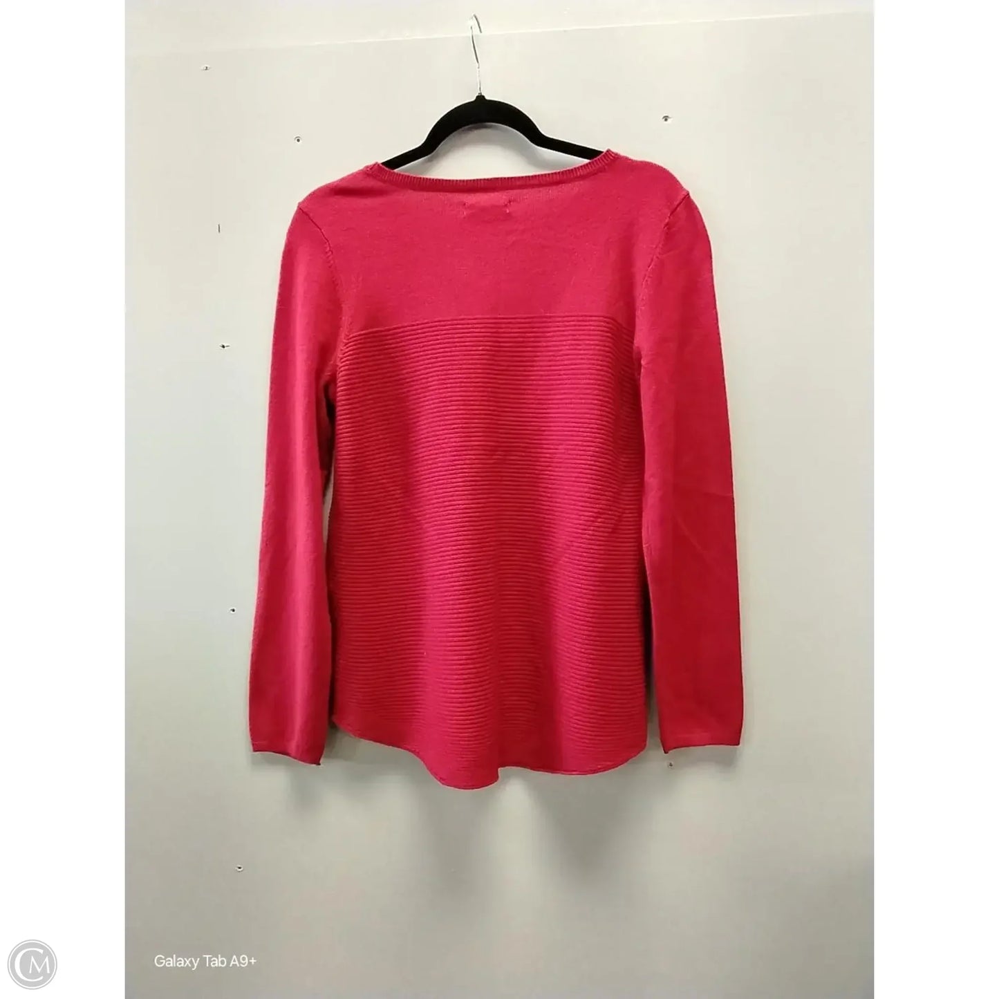 Sweater Cardigan By Croft And Barrow In Red, Size: S