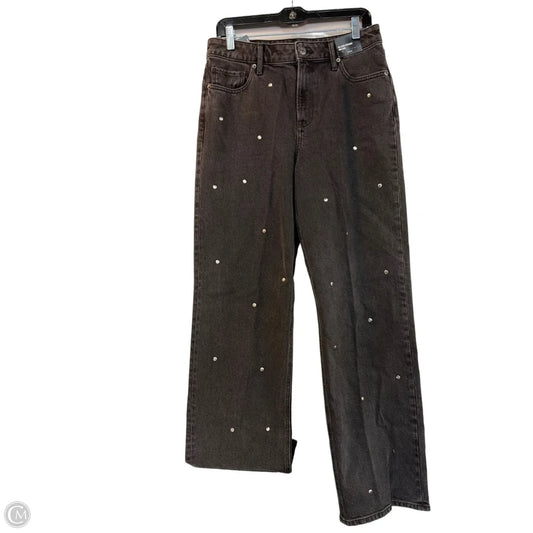 Jeans Straight By Express In Black, Size: 8