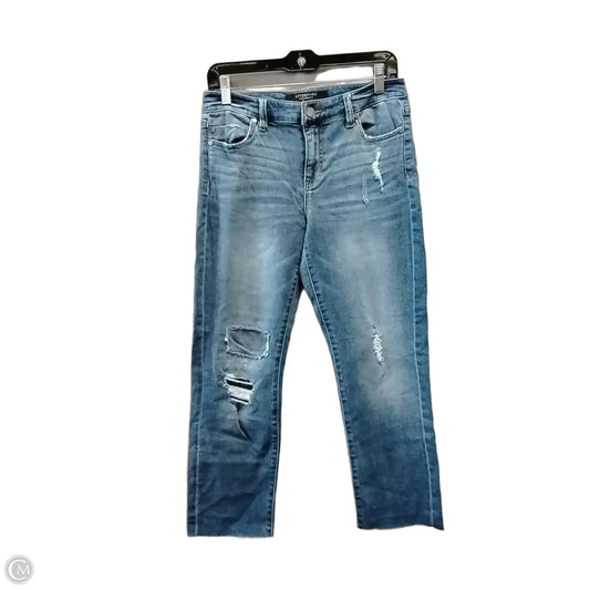 Jeans Cropped By Liverpool In Blue, Size: 4