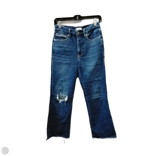 Jeans Cropped By Good American In Blue, Size: 4