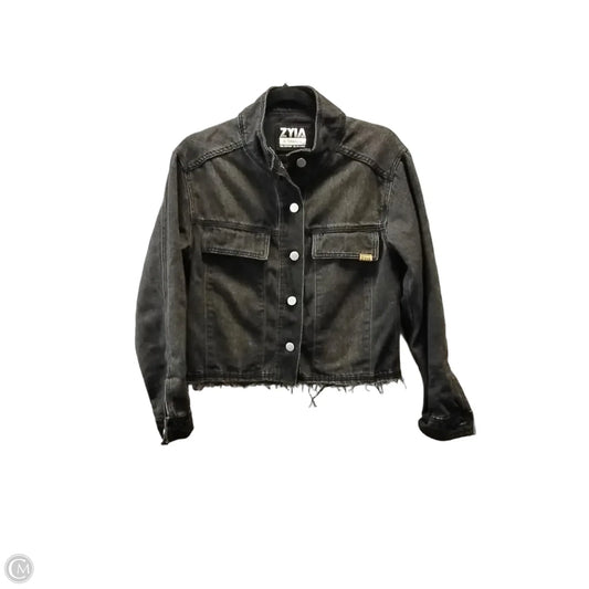 Jacket Denim By Zyia In Black, Size: Xs