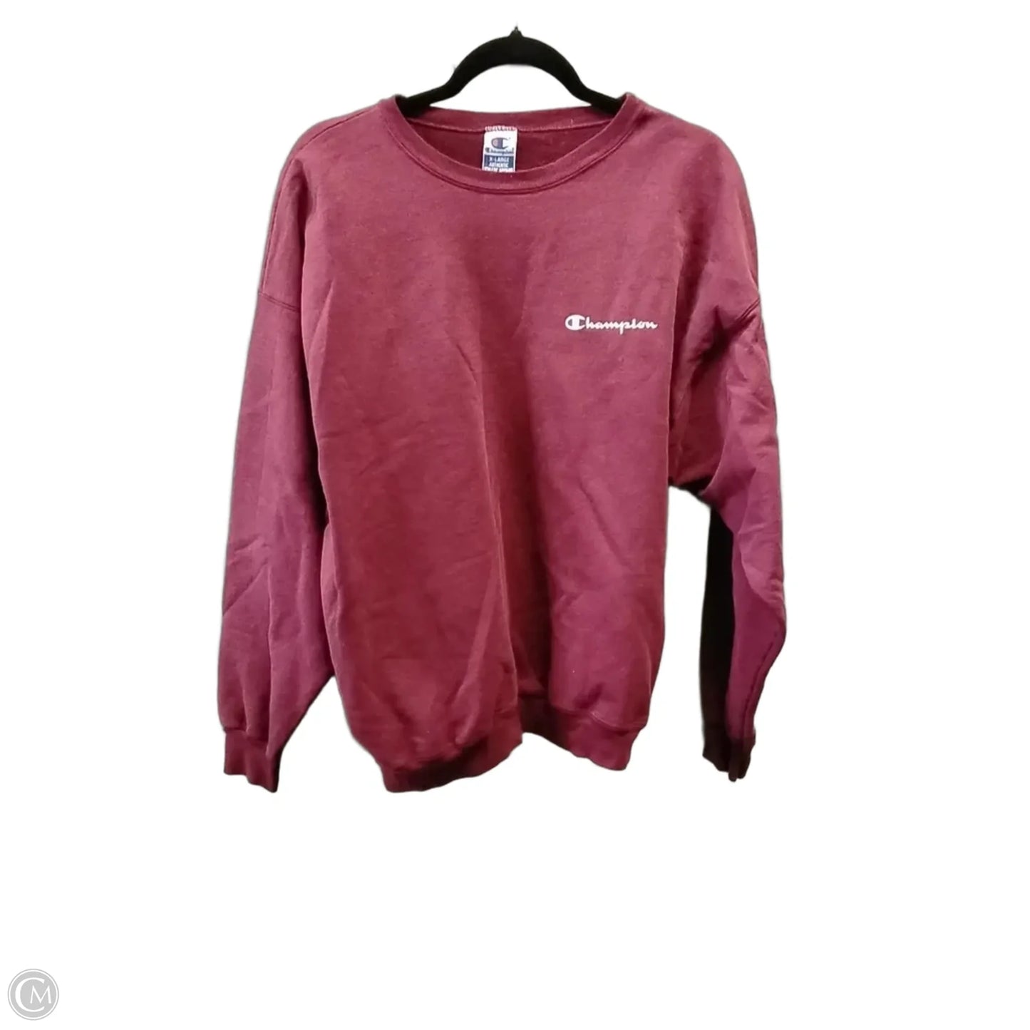 Athletic Sweatshirt Crewneck By Champion In Purple, Size: Xl