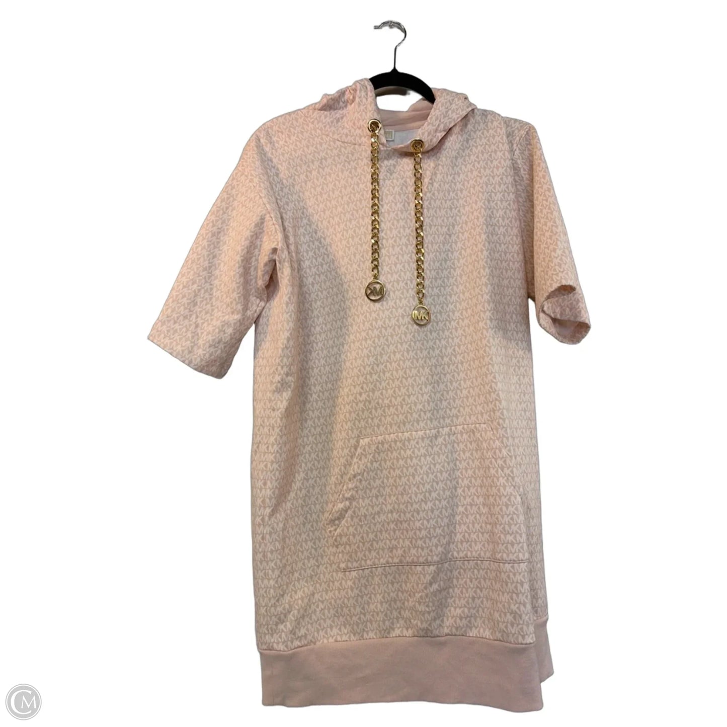 Dress Casual Short By Michael By Michael Kors In Pink & White, Size: M