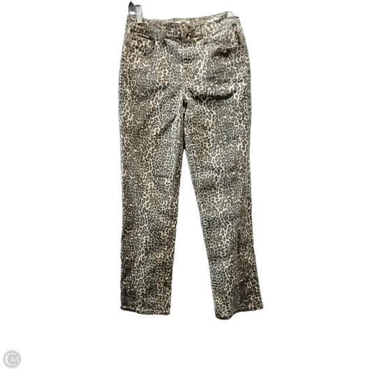 Jeans Straight By M Jeans In Leopard Print, Size: 2