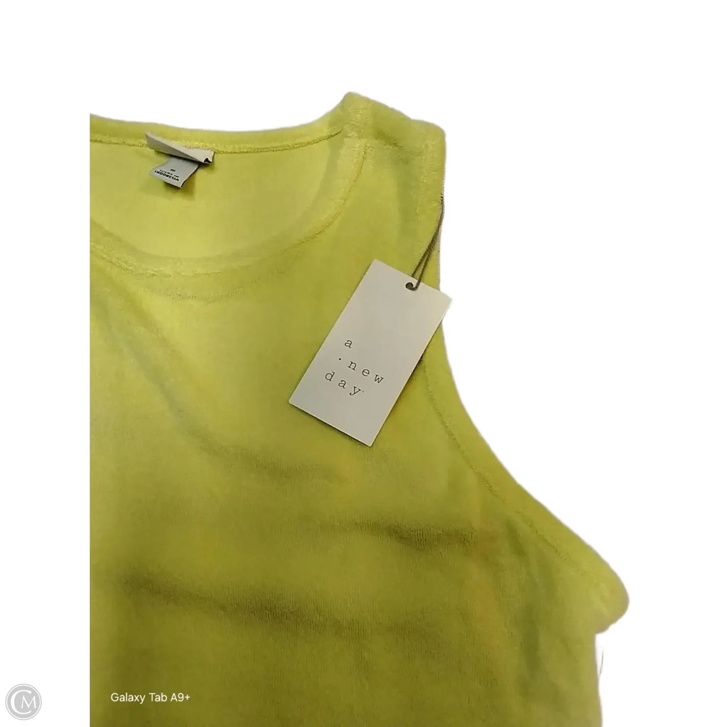 Tank Top By A New Day In Yellow, Size: S