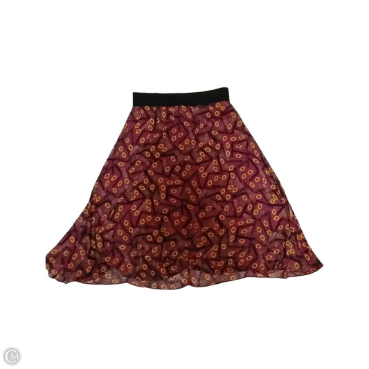 Skirt Midi By Lularoe In Geometric Pattern, Size: S