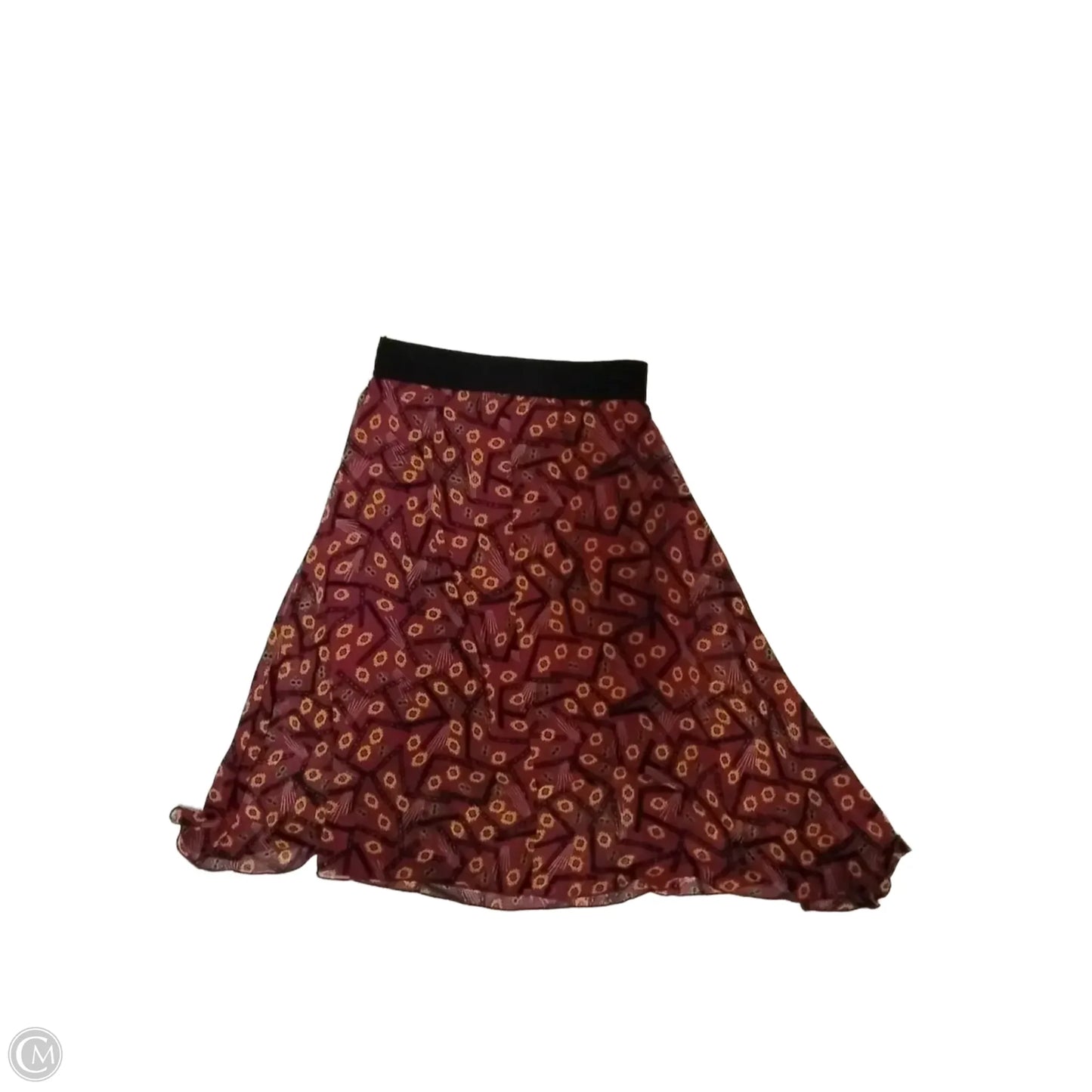 Skirt Midi By Lularoe In Geometric Pattern, Size: S