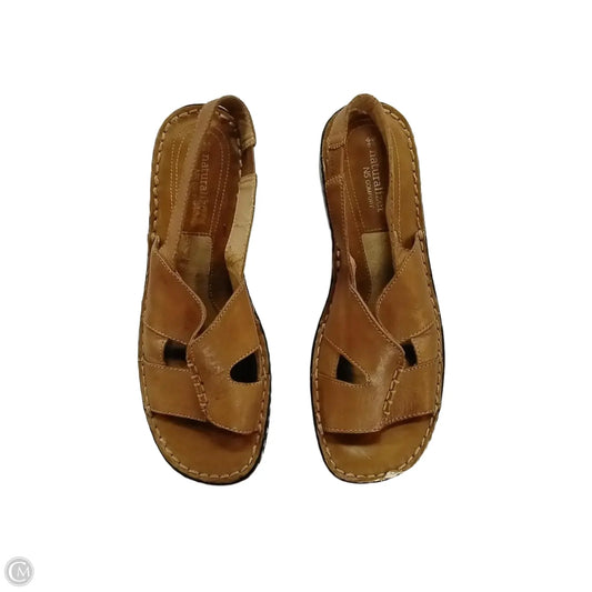 Sandals Flats By Born In Brown, Size: 11