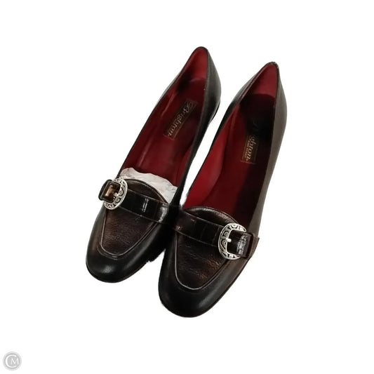 Shoes Heels Kitten By Brighton In Brown, Size: 7