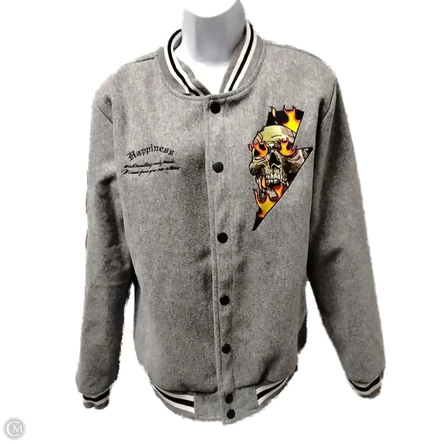 Jacket Other By Clothes Mentor In Grey, Size: M