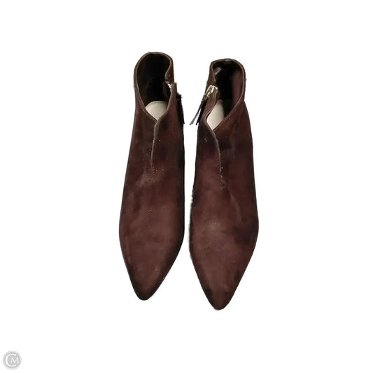 Boots Ankle Heels By Tahari By Arthur Levine In Brown, Size: 8.5
