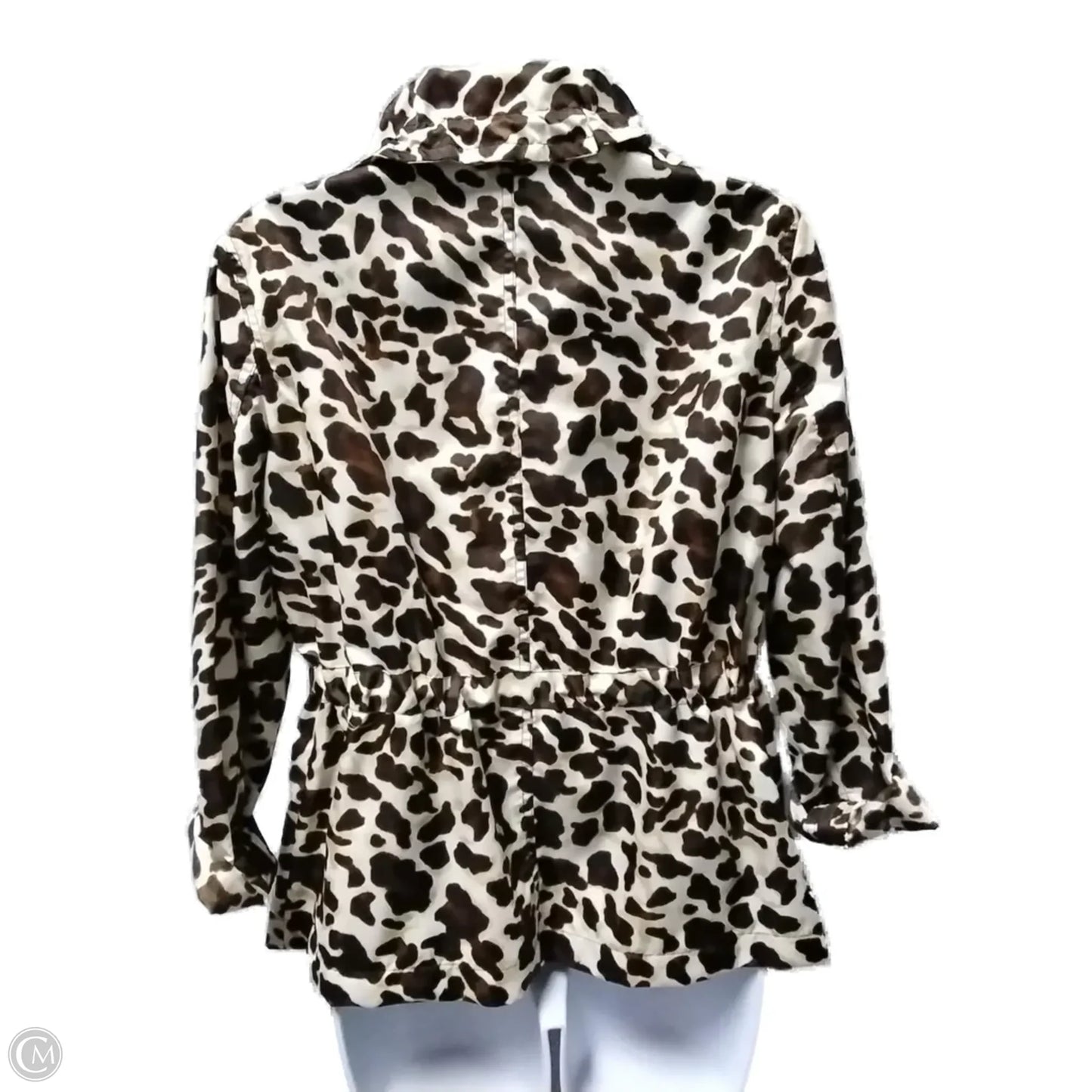 Jacket Puffer & Quilted By Jones New York In Leopard Print, Size: Sp