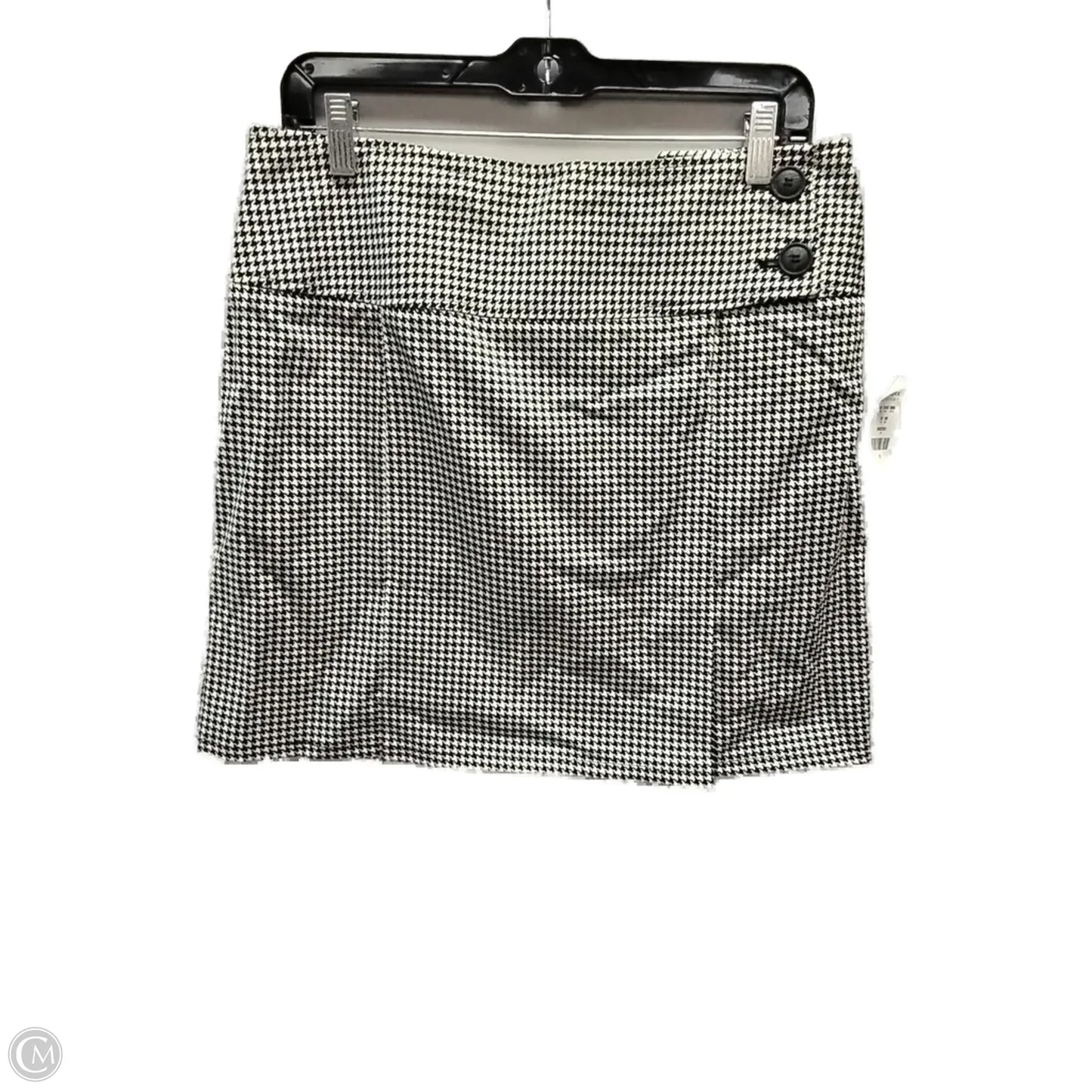 Skirt Mini & Short By New York And Co In Black & White, Size: 10