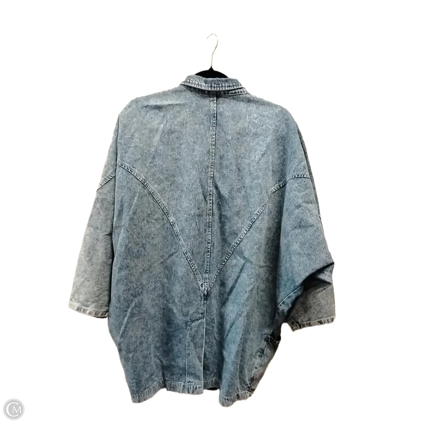Jacket Denim By Clothes Mentor In Blue, Size: S