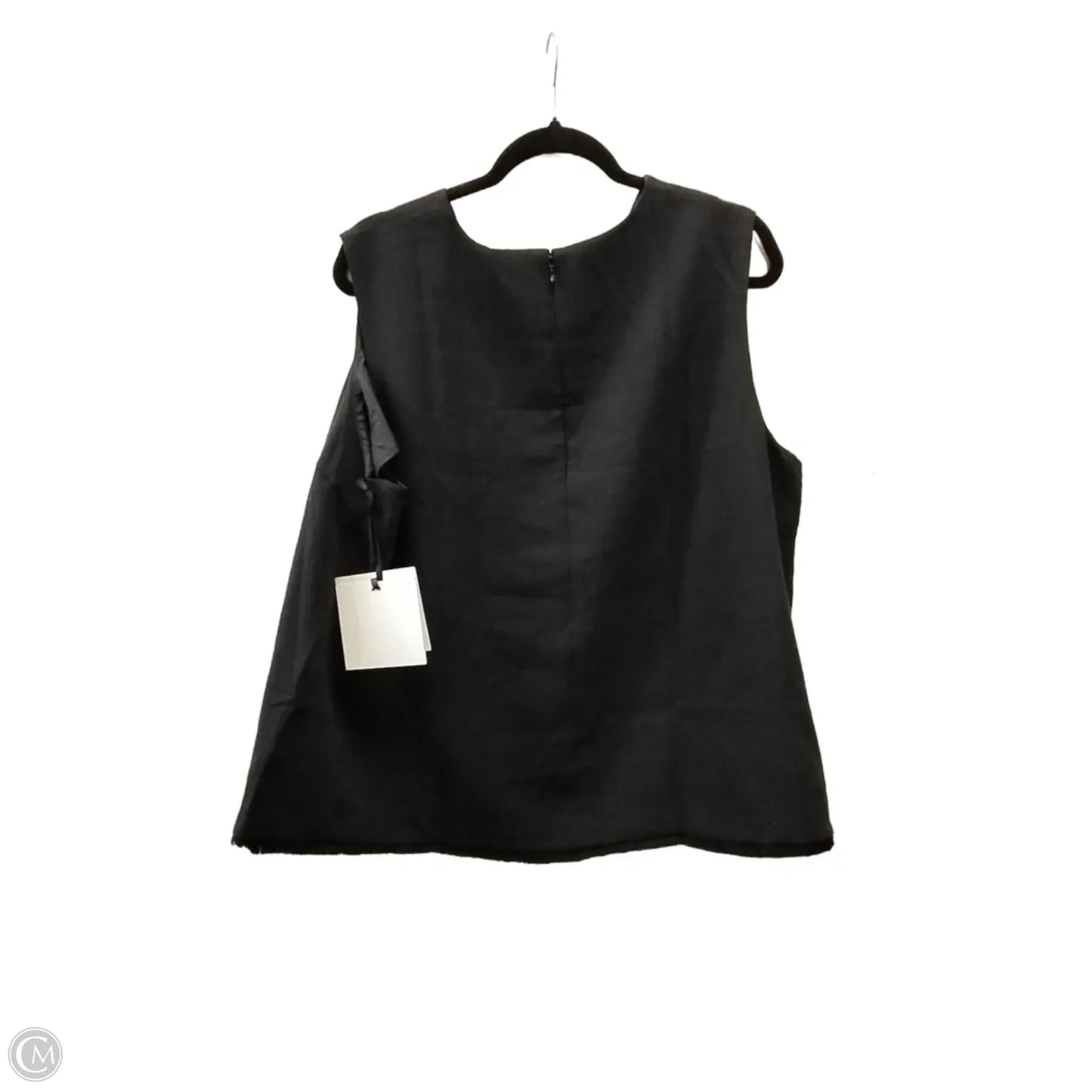 Top Sleeveless By Target In Black, Size: 3x