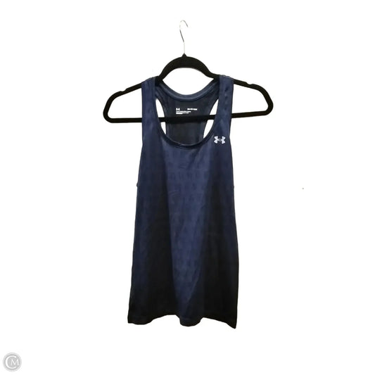 Athletic Tank Top By Under Armour In Blue, Size: Xs