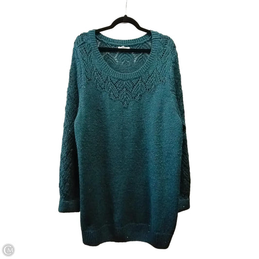 Sweater By Maurices In Green, Size: 3x