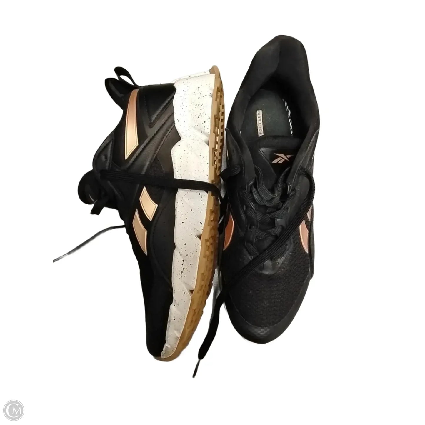 Shoes Athletic By Reebok In Black, Size: 9.5