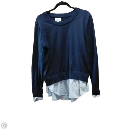 Sweater By Croft And Barrow In Blue, Size: Xl