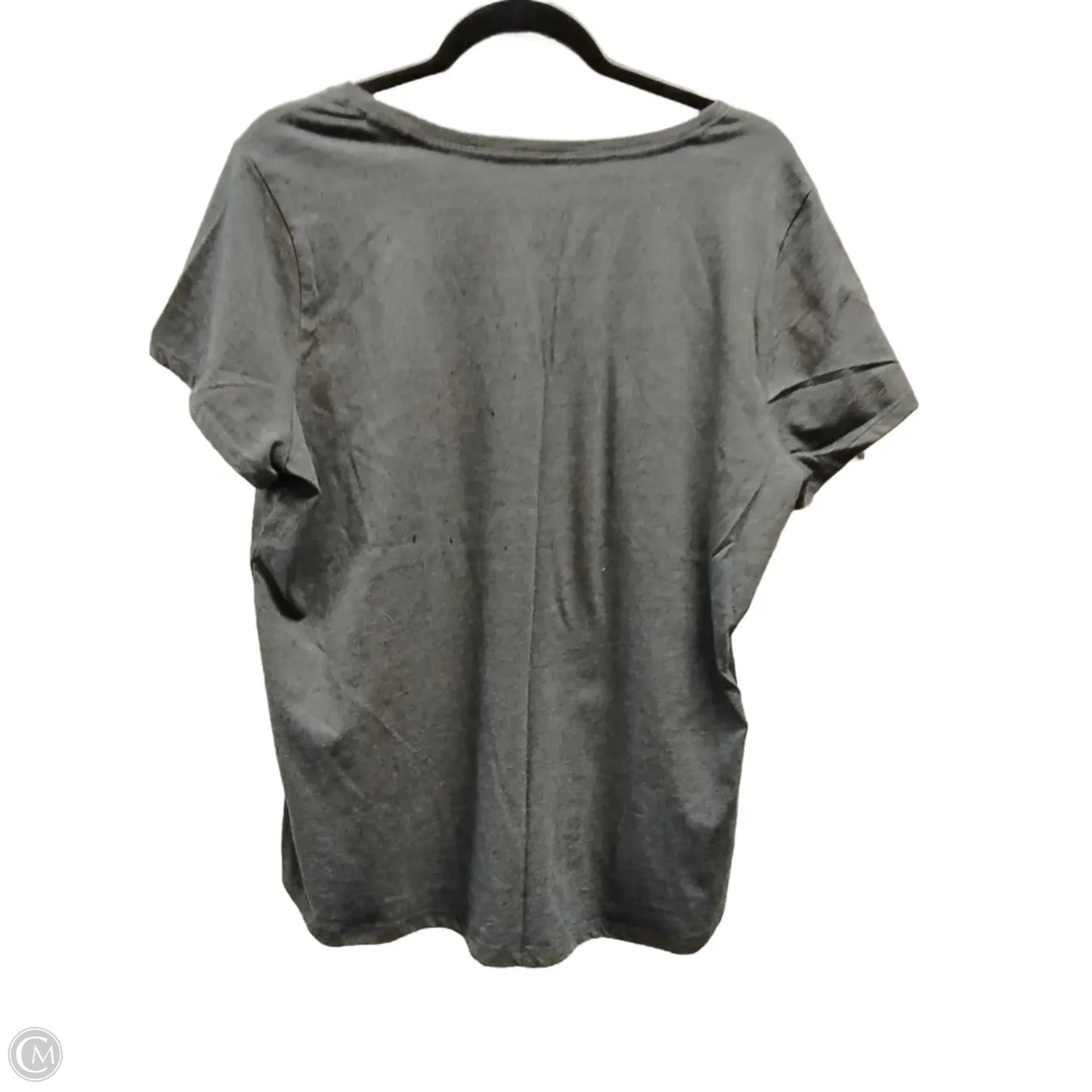Top Short Sleeve Basic By Sonoma In Grey, Size: Xl