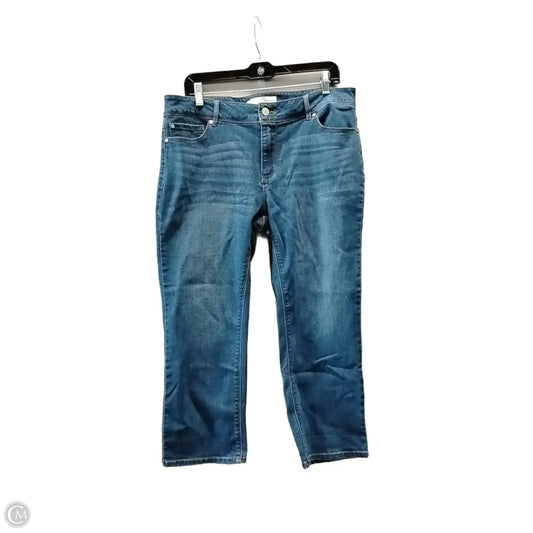 Jeans Cropped By Cato In Blue, Size: 12