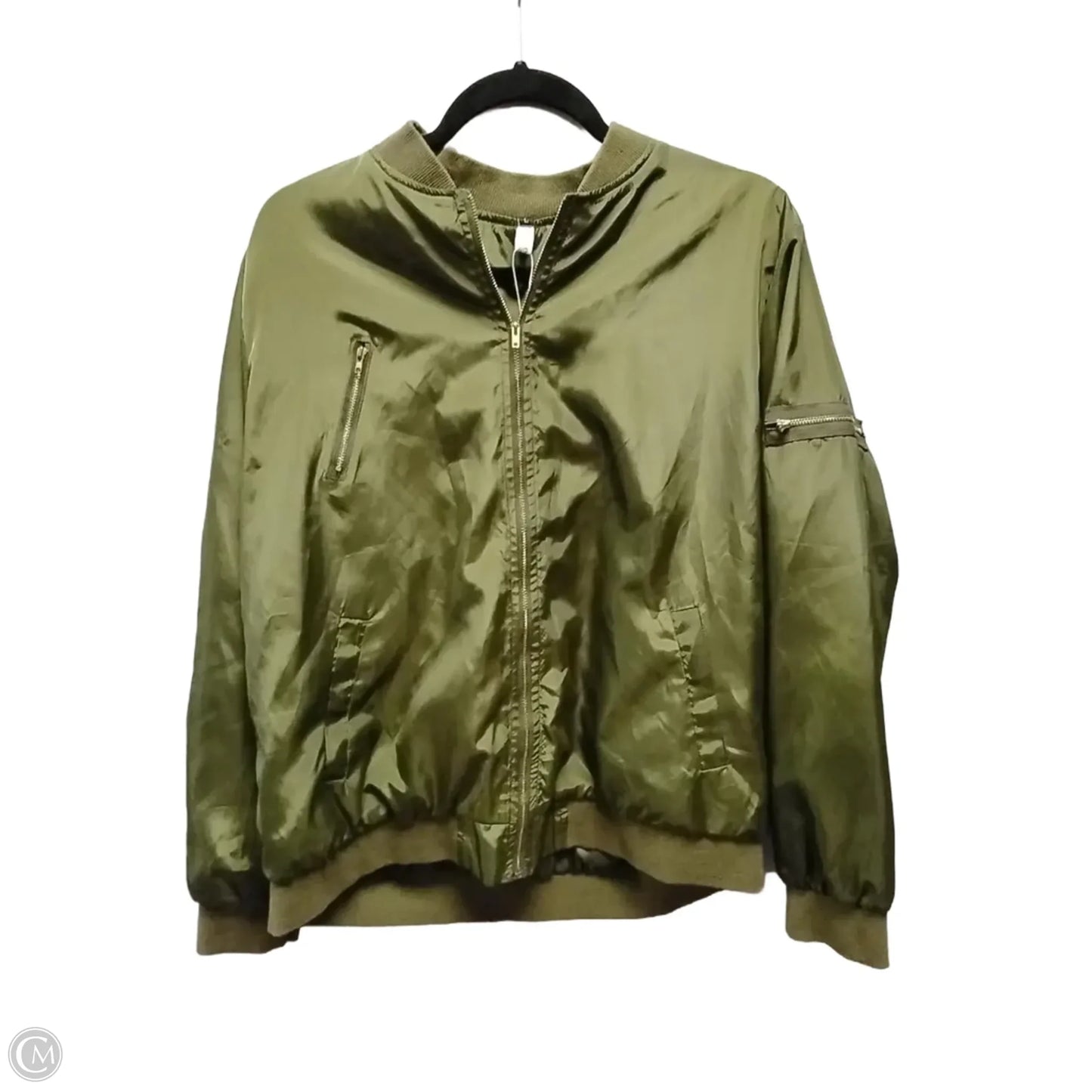 Jacket Other By Clothes Mentor In Green, Size: L