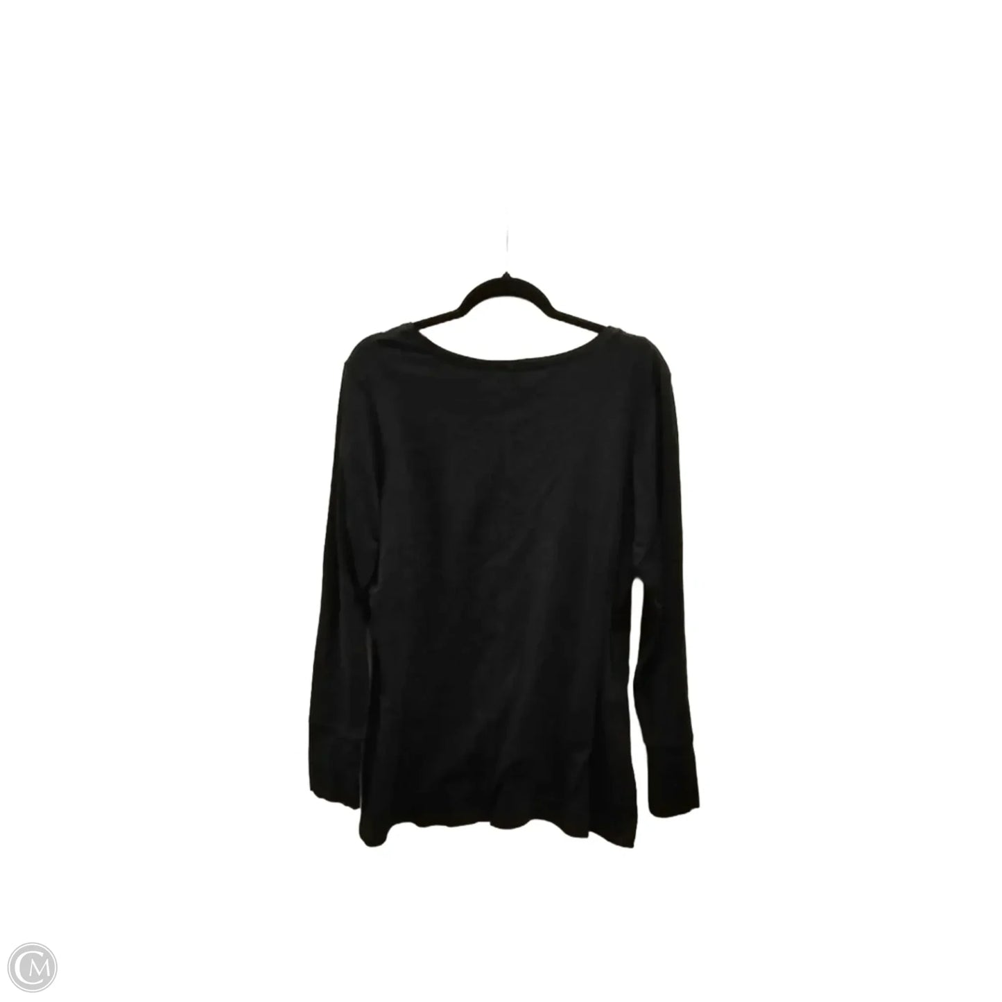 Top Long Sleeve By Ana In Black, Size: Xl