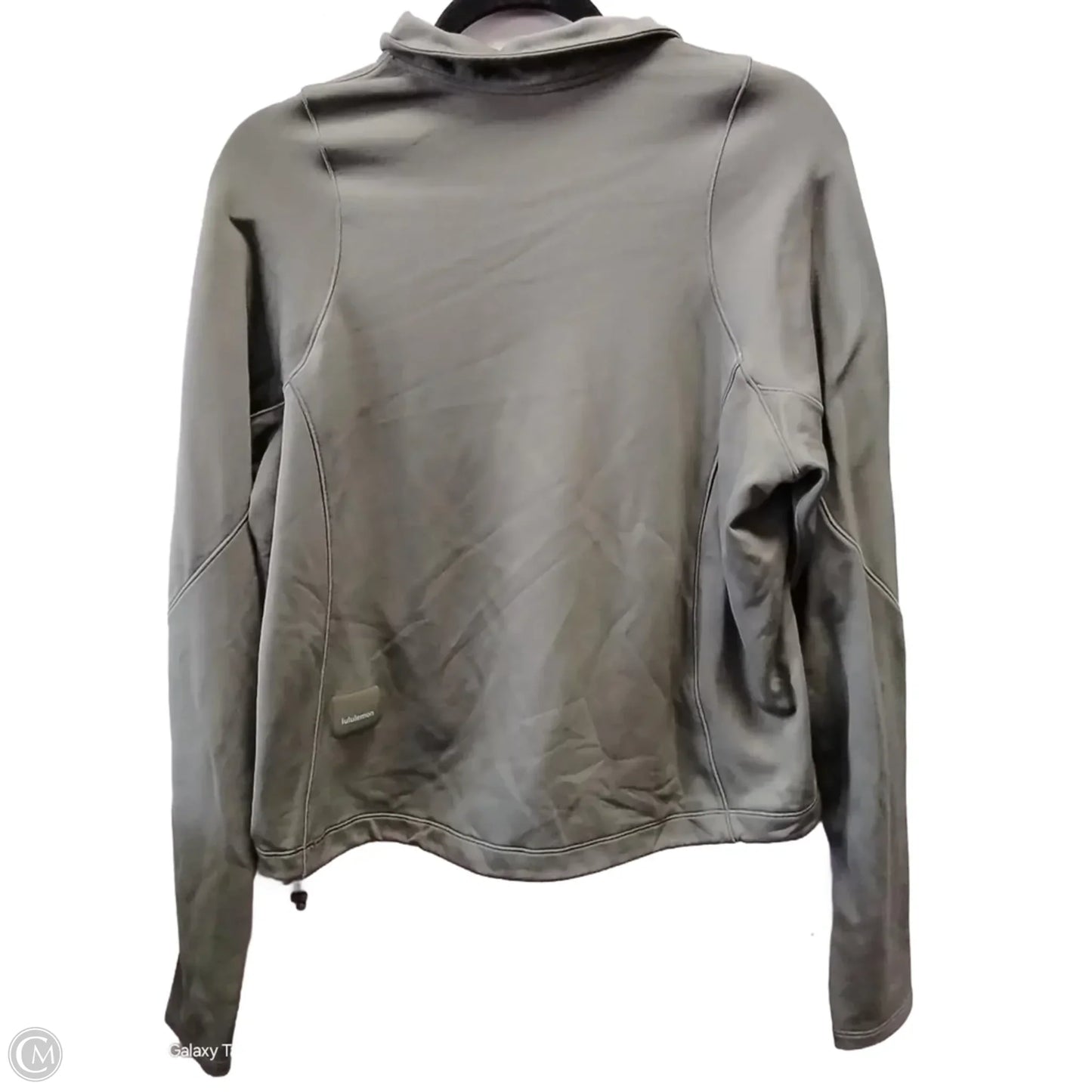 Sweatshirt Collar By Lululemon In Green, Size: 10