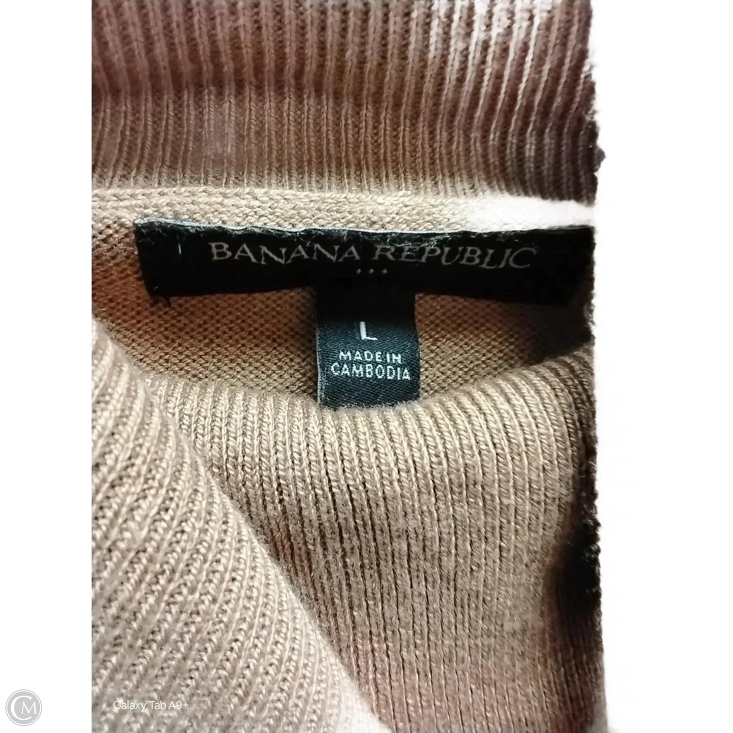 Sweater By Banana Republic In Brown, Size: L