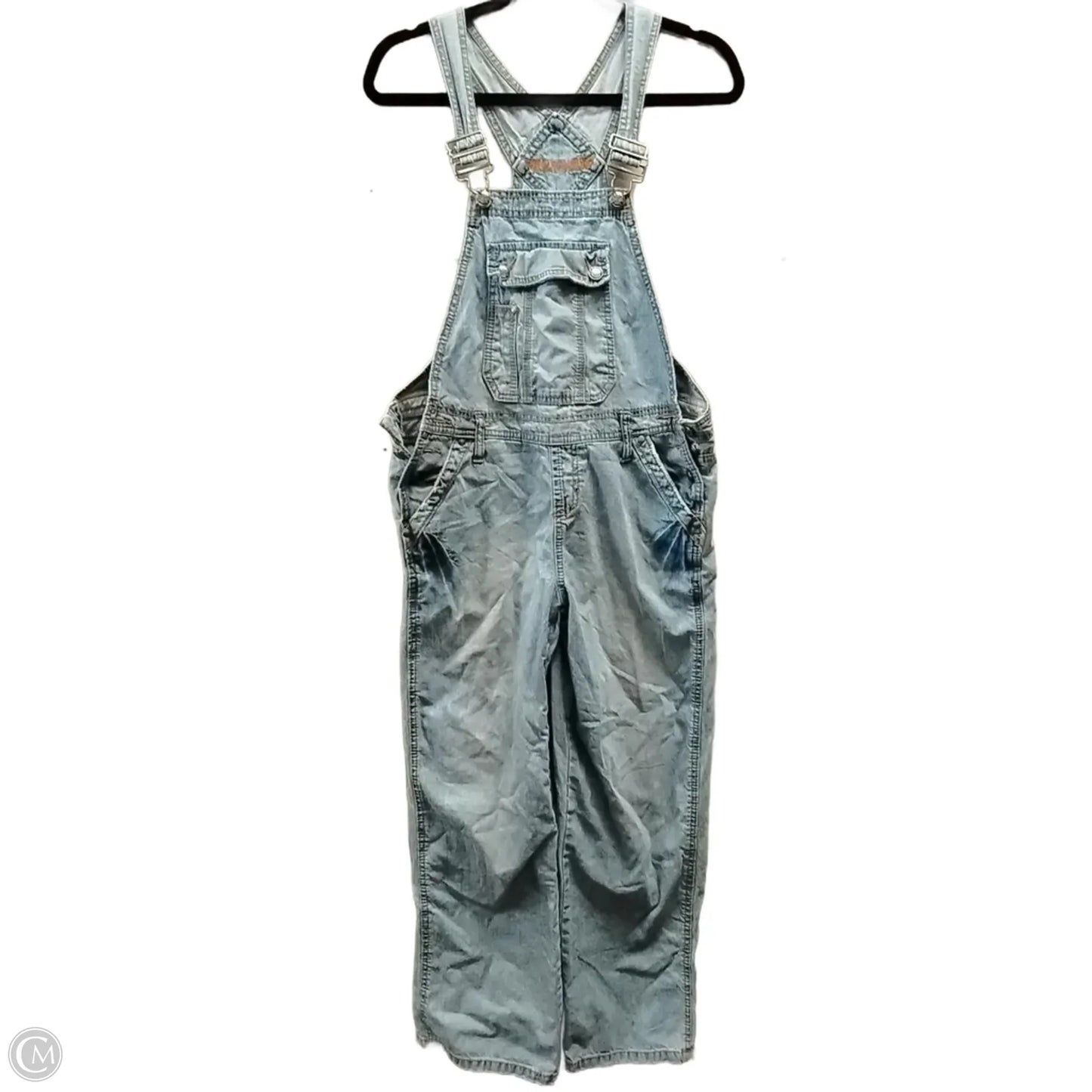 Overalls By Ed Hardy In Blue Denim, Size: L