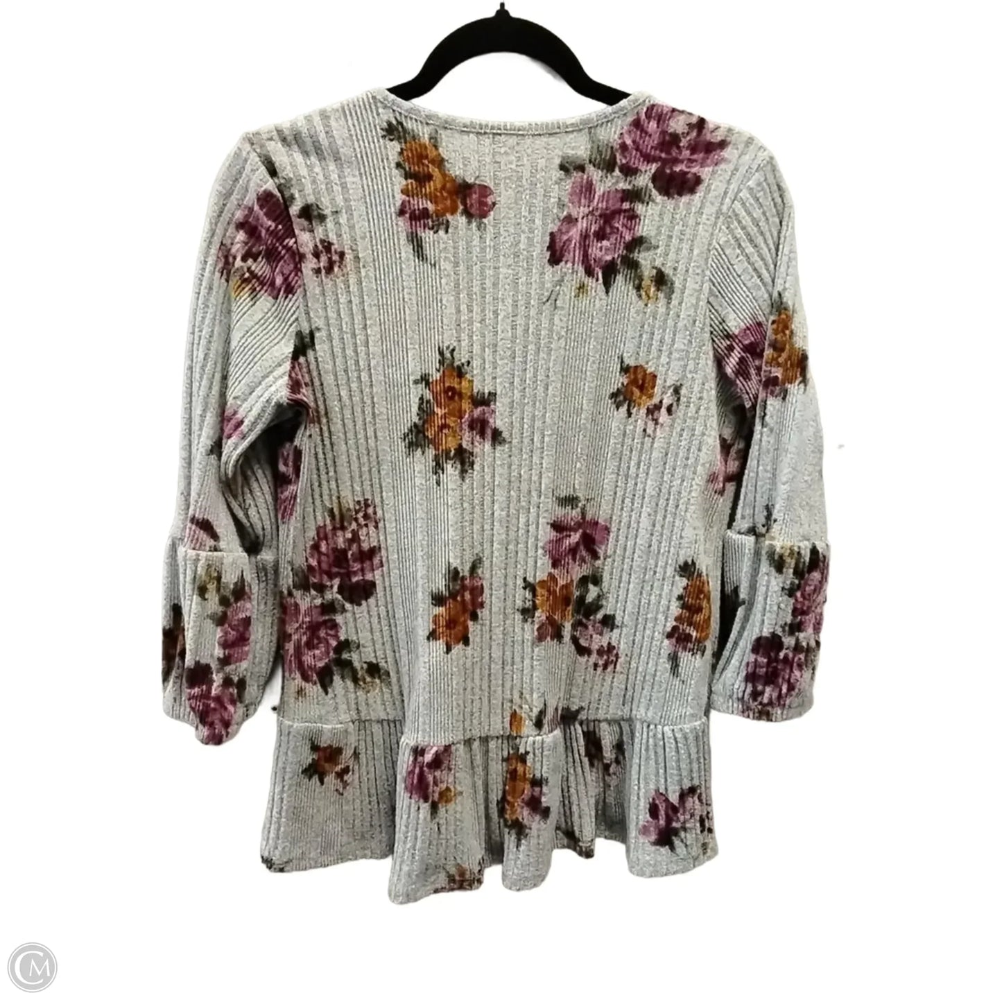 Sweater By Cato In Floral Print, Size: M
