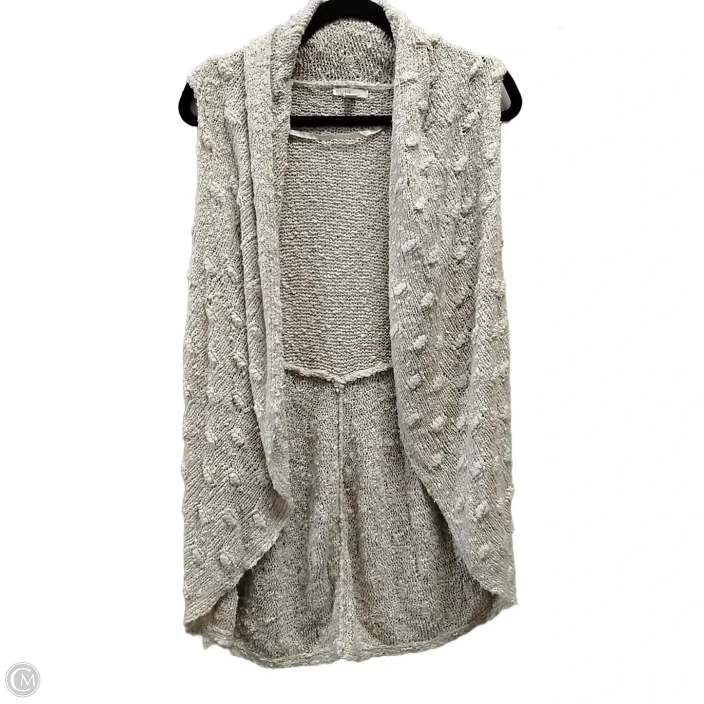 Vest Sweater By Cato In Beige, Size: M