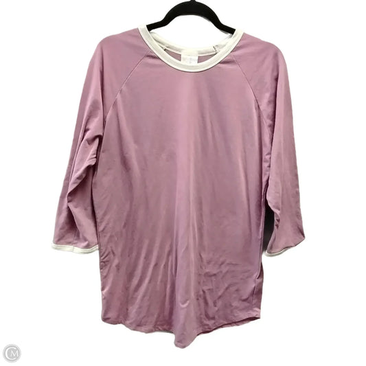 Top Long Sleeve Basic By Lularoe In Mauve, Size: L
