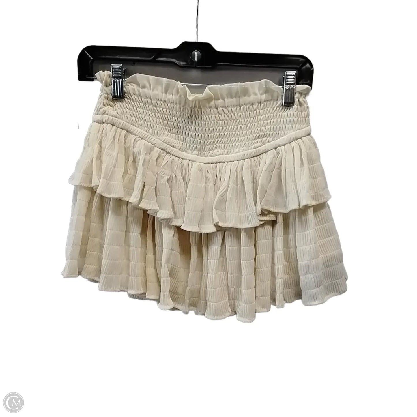 Skirt Mini & Short By Forever 21 In Beige, Size: S