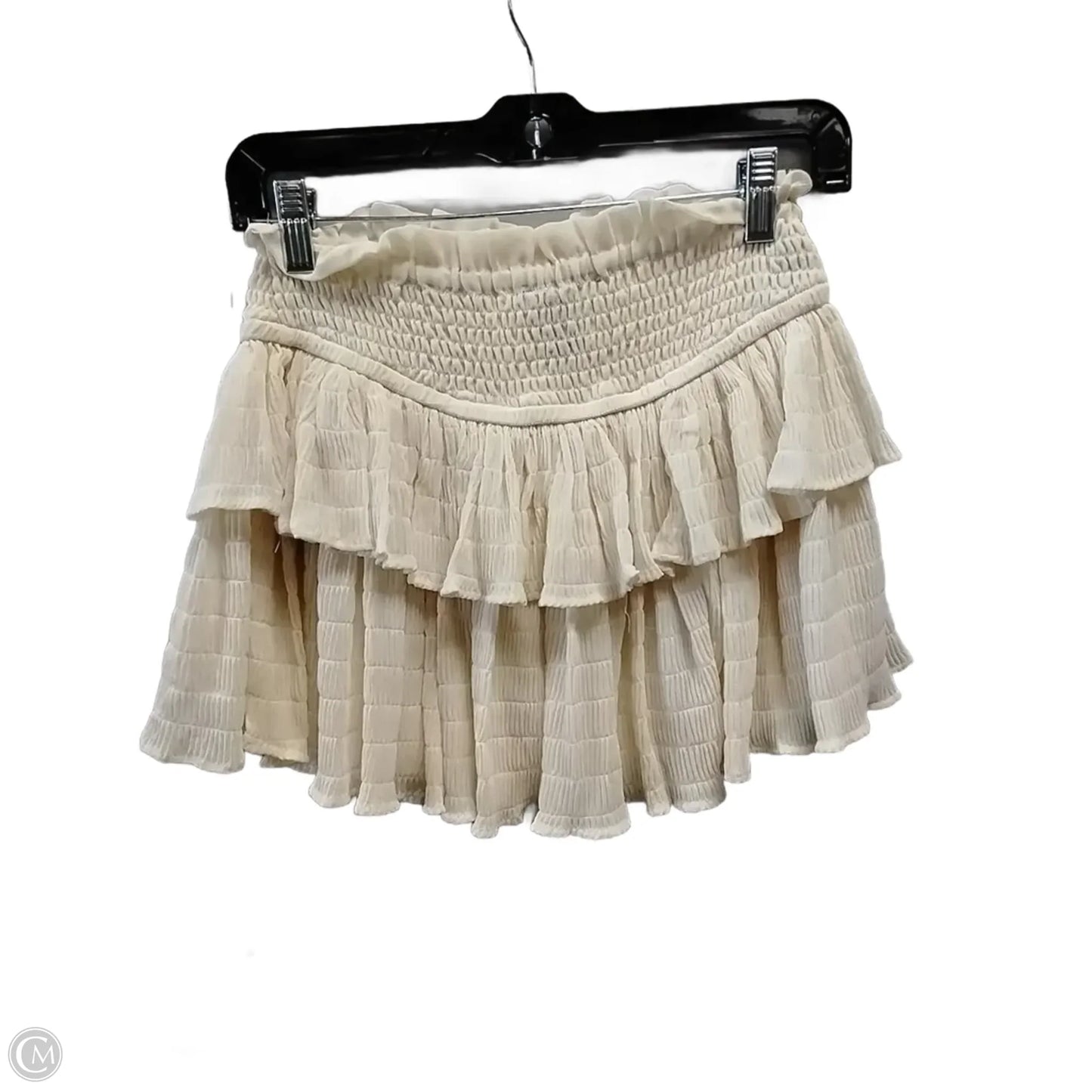 Skirt Mini & Short By Forever 21 In Beige, Size: S
