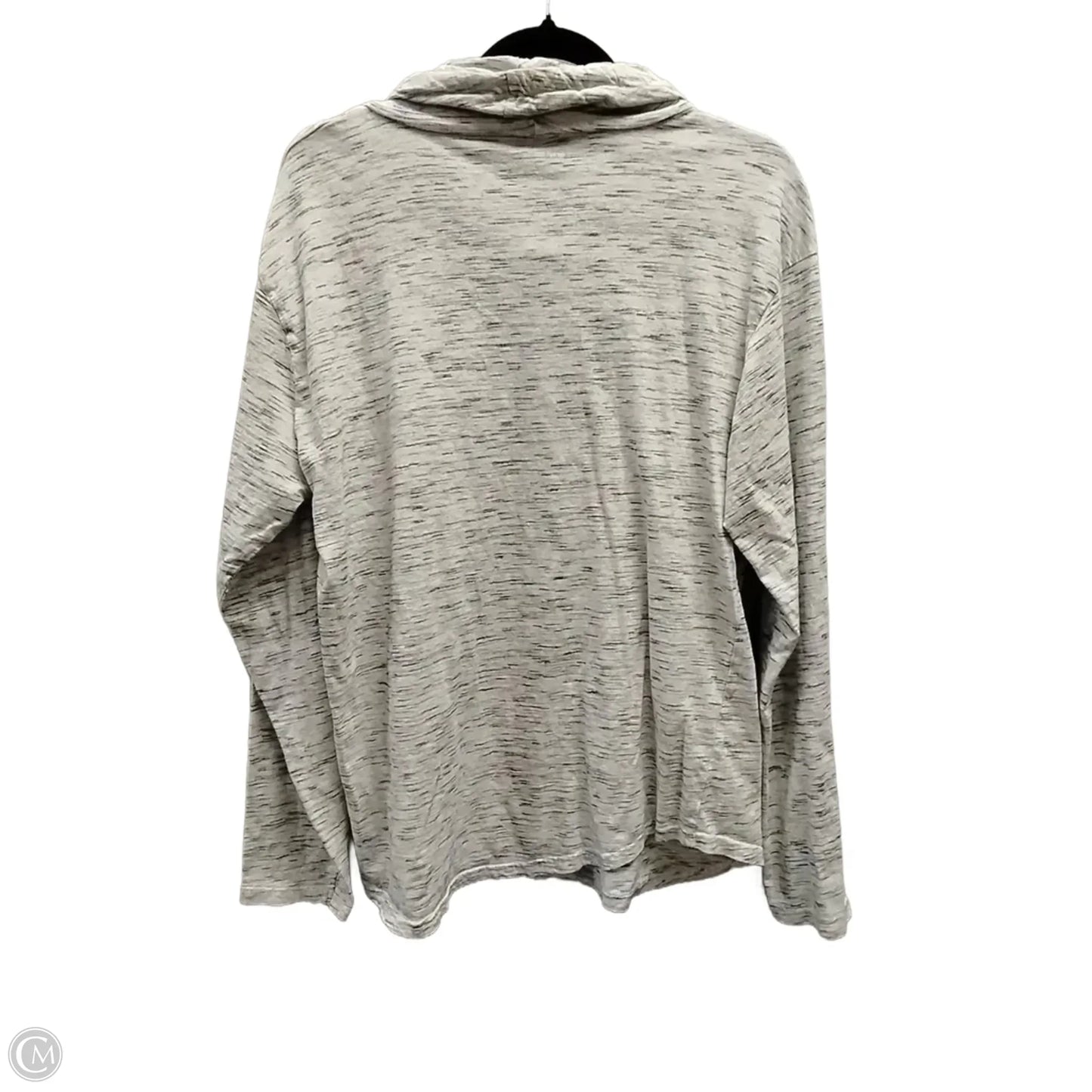 Top Long Sleeve By Clothes Mentor In Grey, Size: 3x
