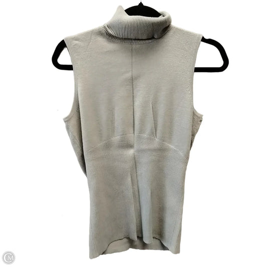 Sweater Short Sleeve By White House Black Market In Grey, Size: L