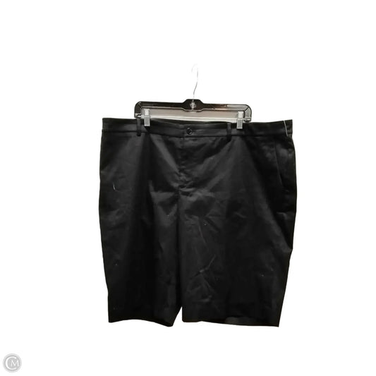 Shorts By Lauren By Ralph Lauren In Black, Size: 22w