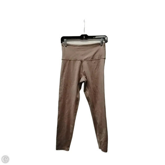 Athletic Leggings By Zobha In Brown, Size: M
