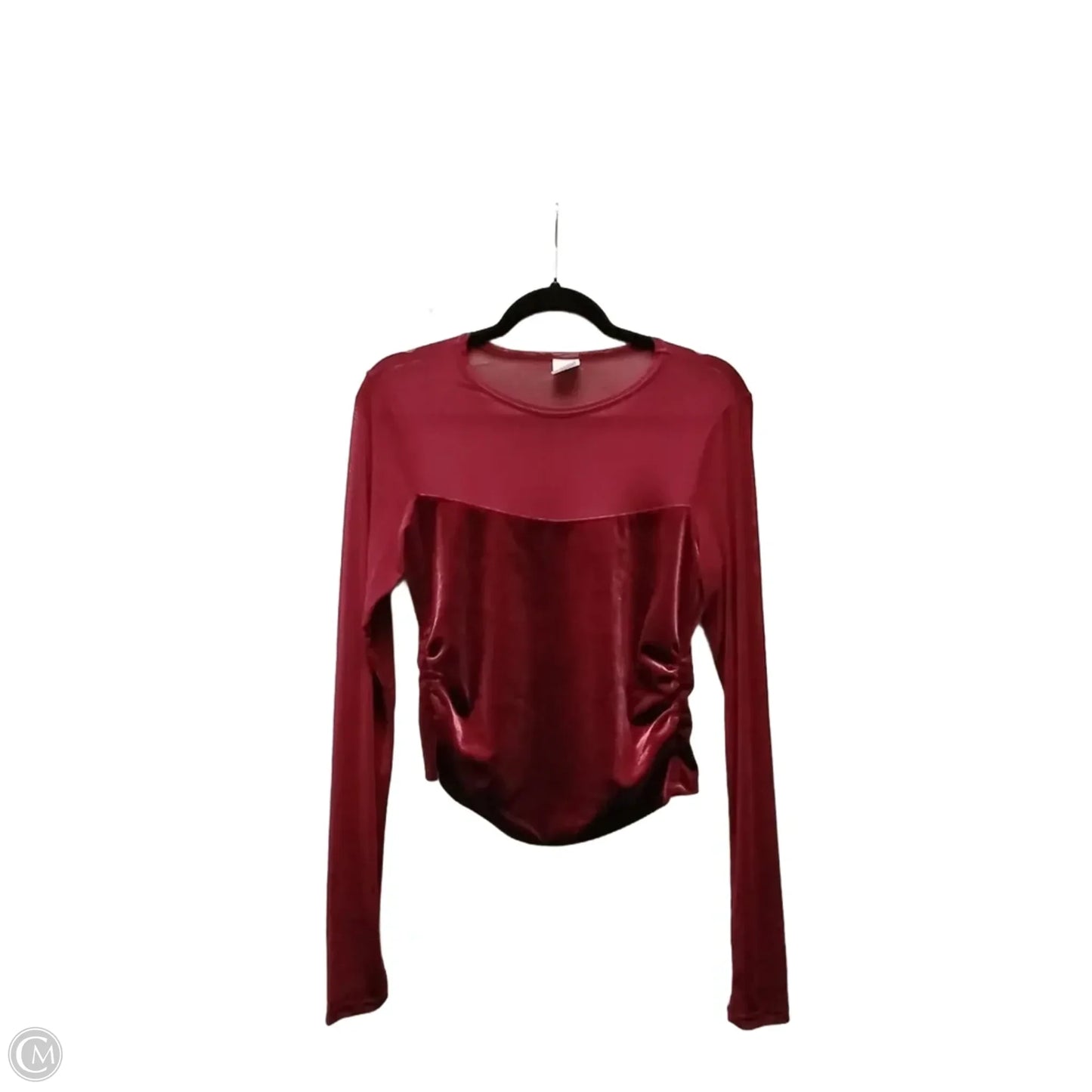 Blouse Long Sleeve By Wild Fable In Purple, Size: M