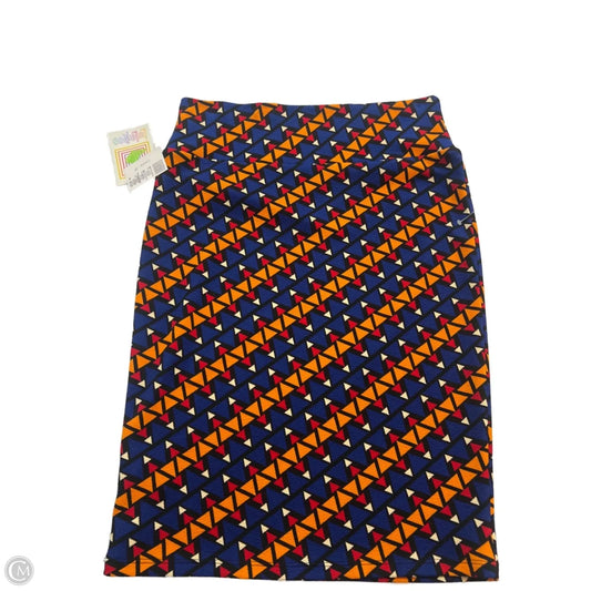 Skirt Midi By Lularoe In Geometric Pattern, Size: M