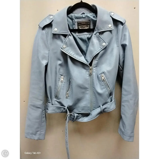 Jacket Moto By Levis In Blue, Size: L
