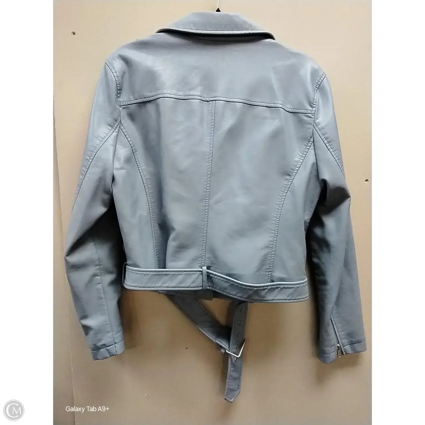 Jacket Moto By Levis In Blue, Size: L